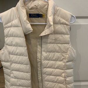 Polo Ralph Lauren Cream Puffer Vest